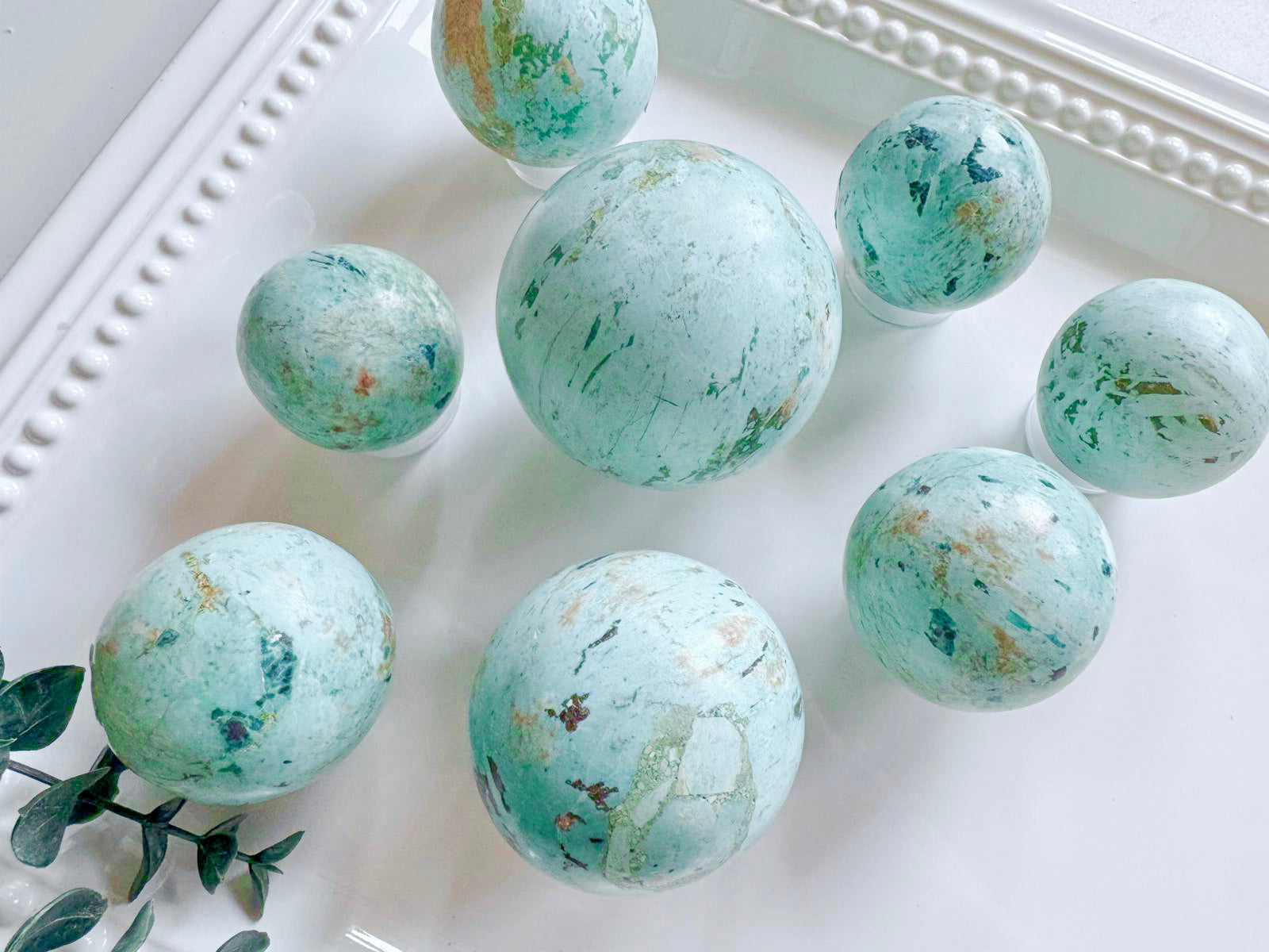 Chrysocolla Sphere || Light Color