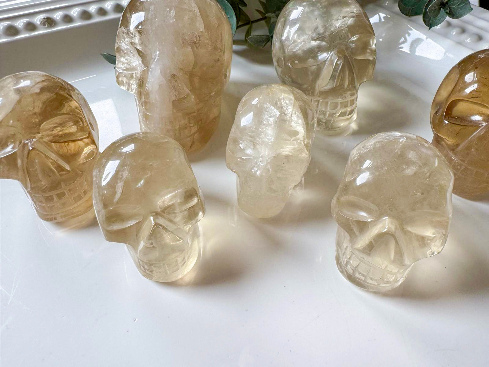 Citrine Skull || Brazil