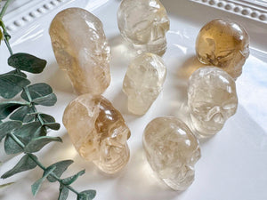 Citrine Skull || Brazil