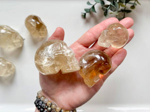 Citrine Skull || Brazil