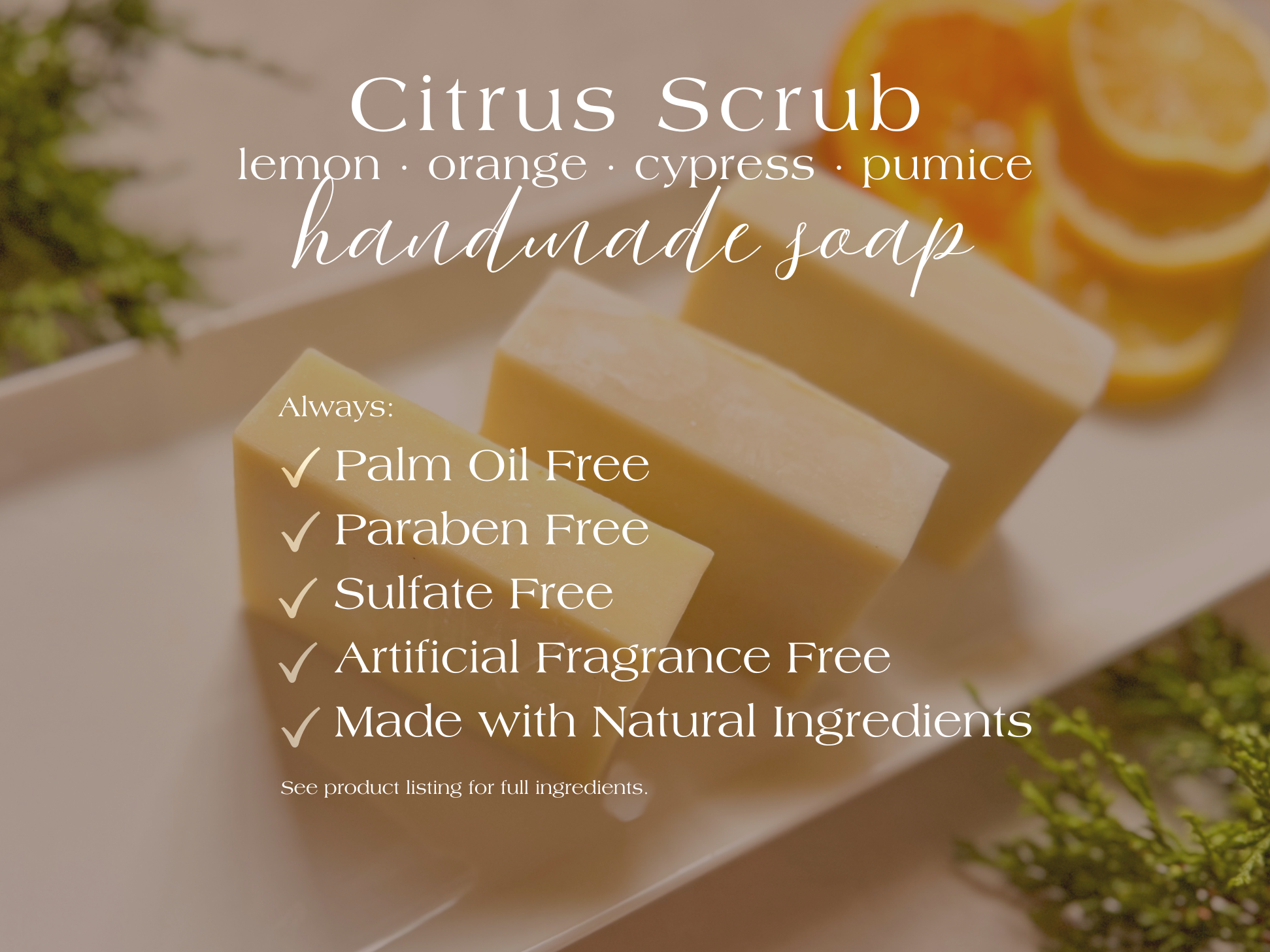 Citrus Scrub || Cold Process Soap