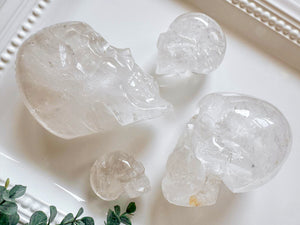 Clear Quartz Skull || Brazil