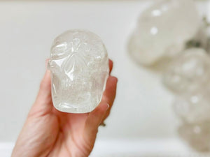 Clear Quartz Skull || Brazil