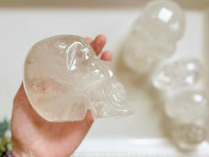 Clear Quartz Skull || Brazil