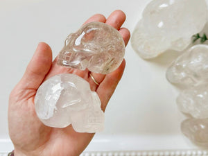 Clear Quartz Skull || Brazil