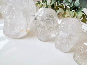 Clear Quartz Skull || Brazil