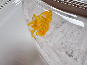 Clear Quartz Skull Traveler with Golden Healer || Brazil || Pitico