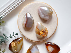 Coconut Agate Mini Flame || Madagascar
