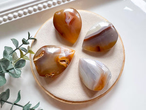 Coconut Agate Mini Flame || Madagascar