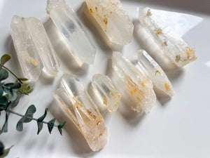 Colombian Blue Smoke Lemurian Quartz || Grade A