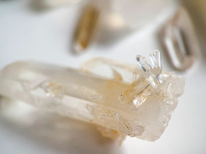 Colombian Blue Smoke Lemurian Quartz || Grade A