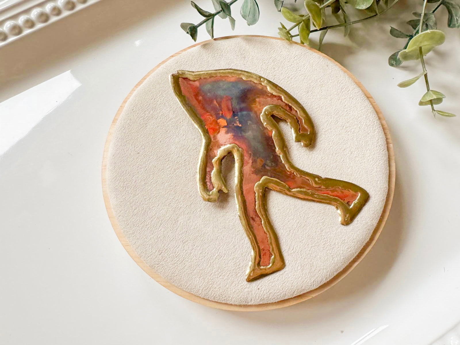 Copper Big Foot Yeti & Moose Magnet