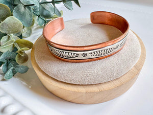 Copper Cuff Bracelet || Navajo Hand Crafted