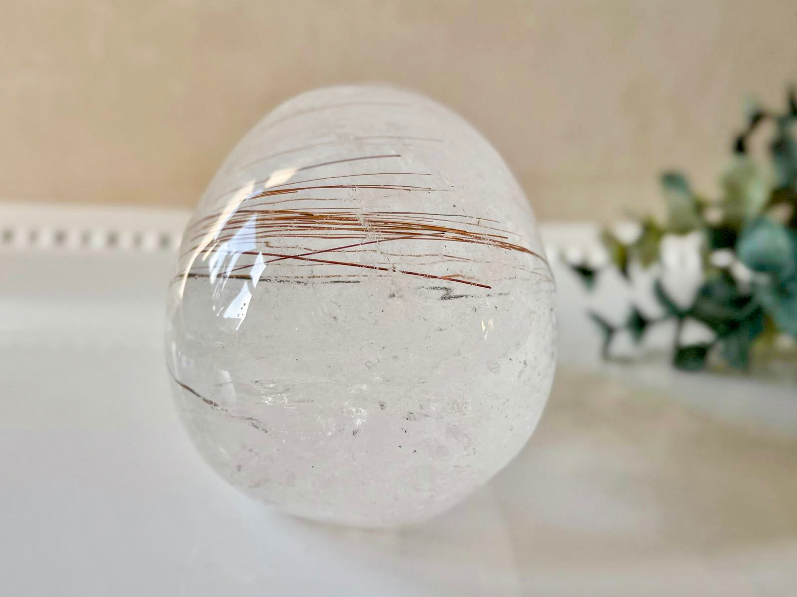 Copper Rutile Clear Quartz Skull || Brazil || Pitico