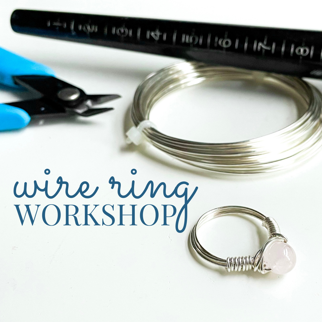 Wire Wrap Ring Workshop for Beginners - Saturday, December 13 3pm-5pm