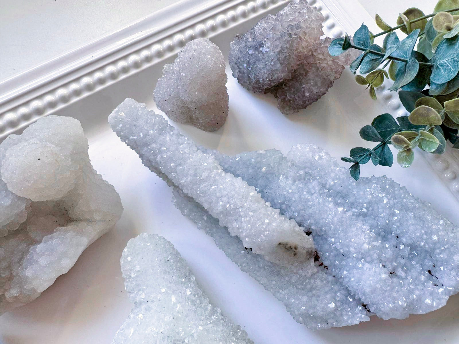 Coral Quartz Specimens