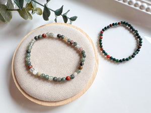 Crystal Beaded Bracelet 4mm || Reiki Infused