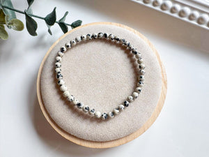 Crystal Beaded Bracelet 4mm || Reiki Infused