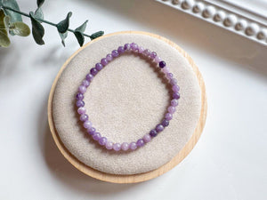 Crystal Beaded Bracelet 4mm || Reiki Infused