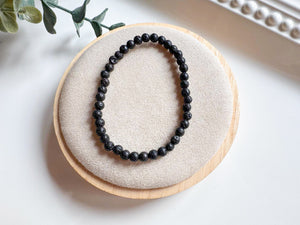 Crystal Beaded Bracelet 4mm || Reiki Infused