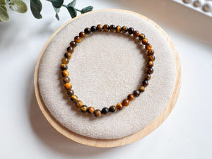 Crystal Beaded Bracelet 4mm || Reiki Infused
