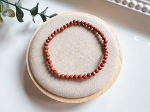 Crystal Beaded Bracelet 4mm || Reiki Infused