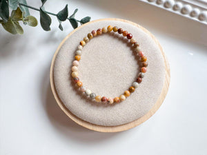 Crystal Beaded Bracelet 4mm || Reiki Infused