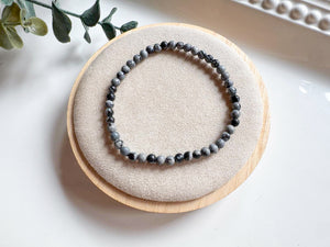 Crystal Beaded Bracelet 4mm || Reiki Infused