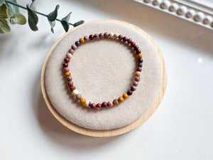 Crystal Beaded Bracelet 4mm || Reiki Infused