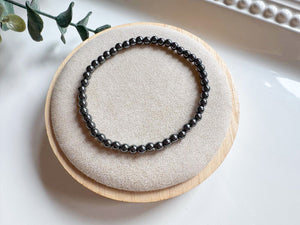 Crystal Beaded Bracelet 4mm || Reiki Infused