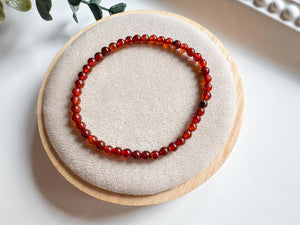 Crystal Beaded Bracelet 4mm || Reiki Infused