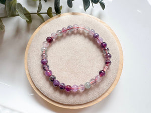 Crystal Beaded Bracelet 6mm || Reiki Infused