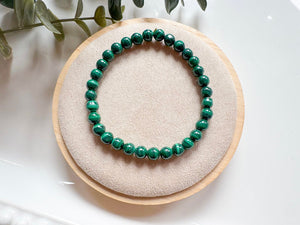Crystal Beaded Bracelet 6mm || Reiki Infused
