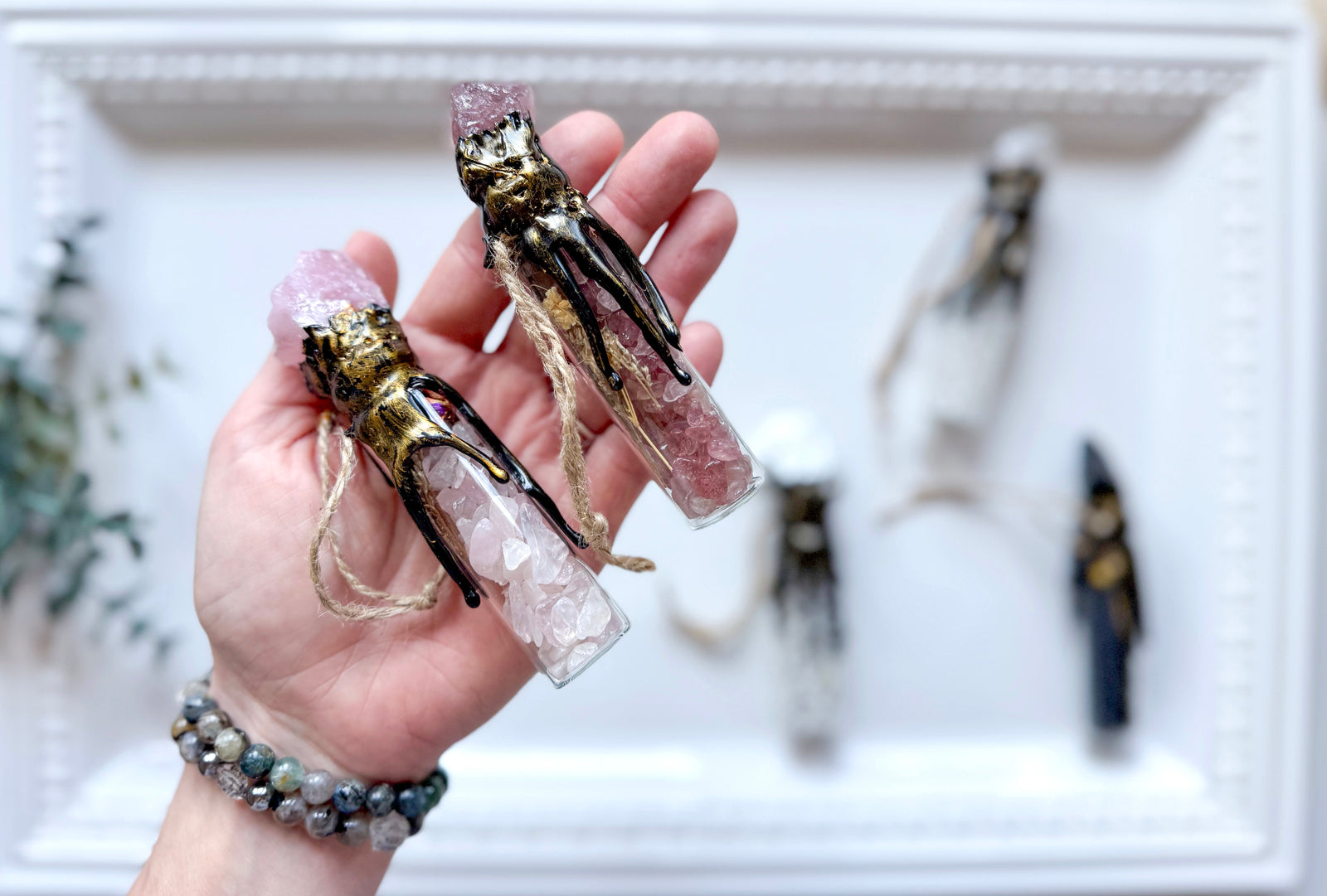 Crystal Chip Wish Bottles