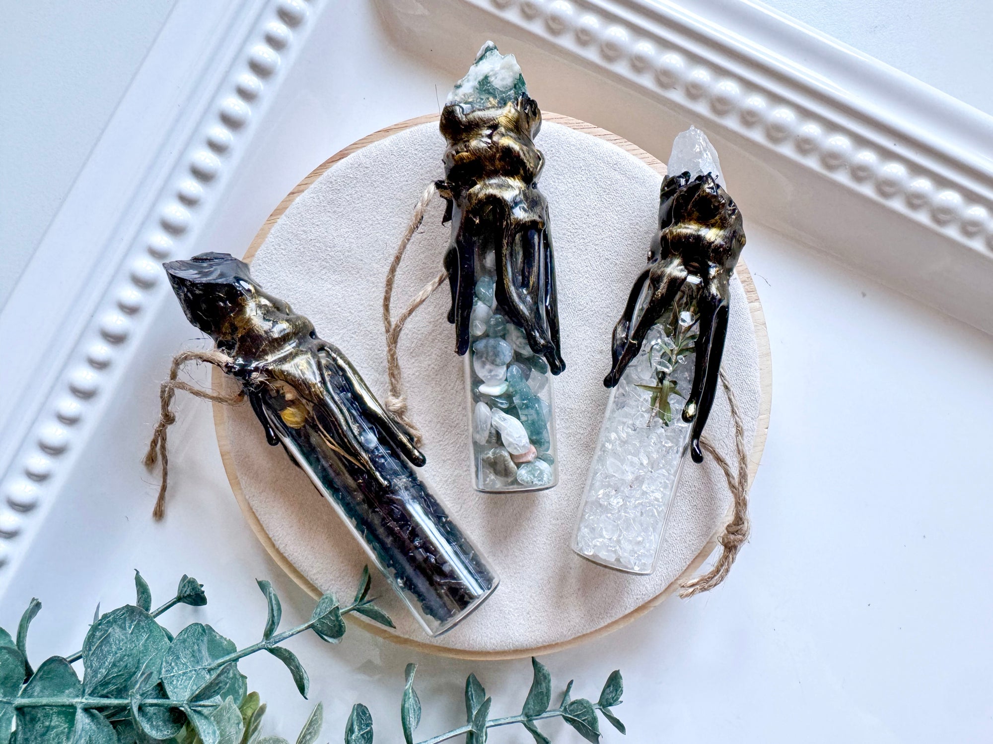 Crystal Chip Wish Bottles
