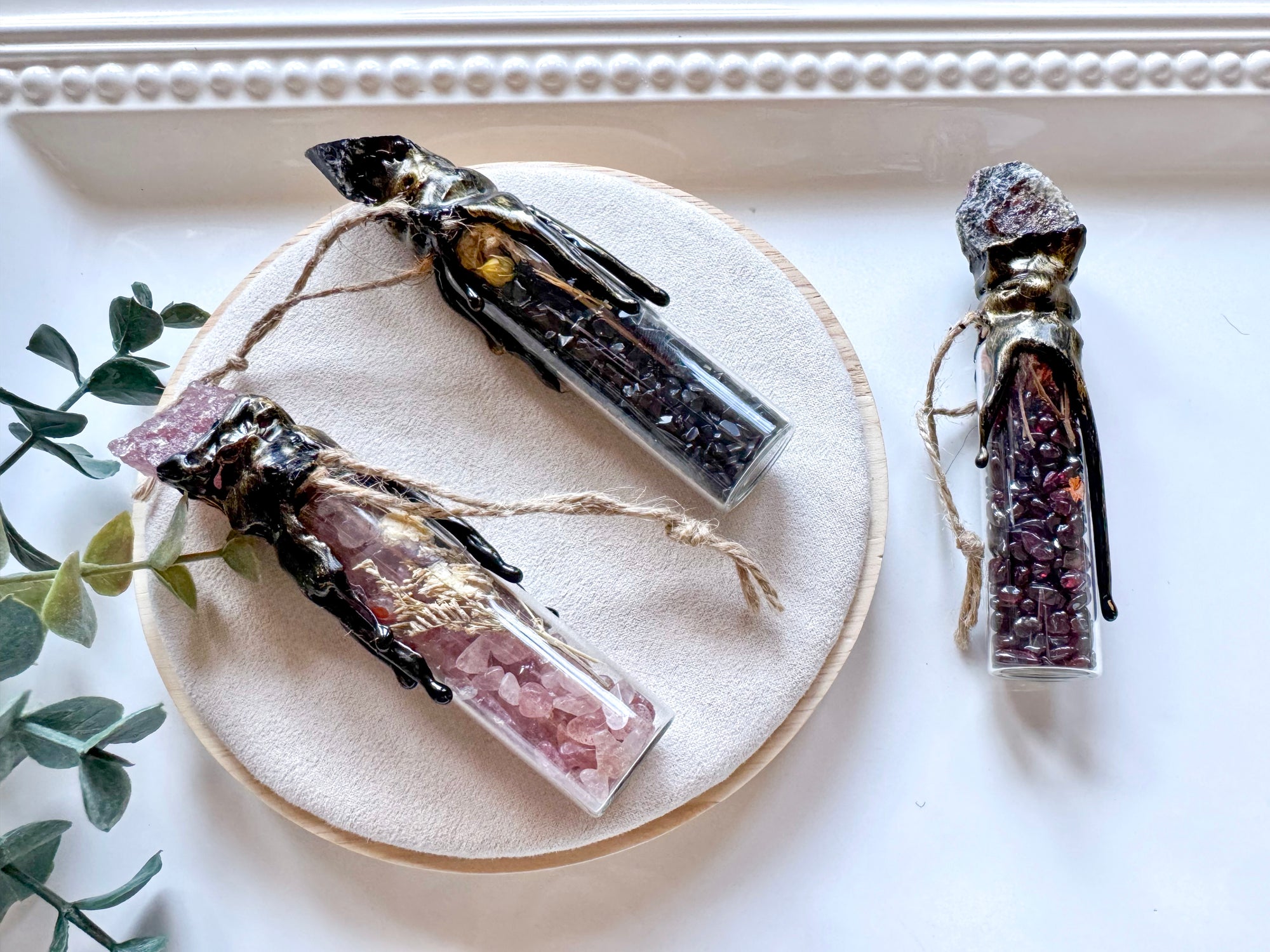 Crystal Chip Wish Bottles