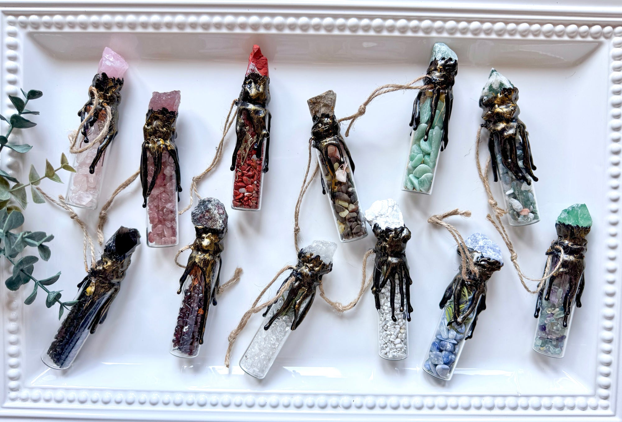 Crystal Chip Wish Bottles