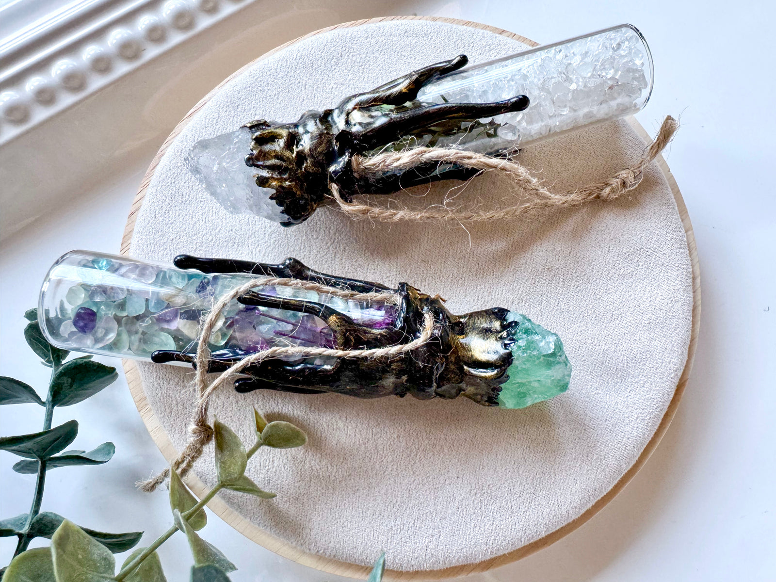 Crystal Chip Wish Bottles