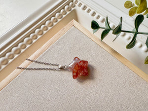 Crystal Crescent Star Necklace