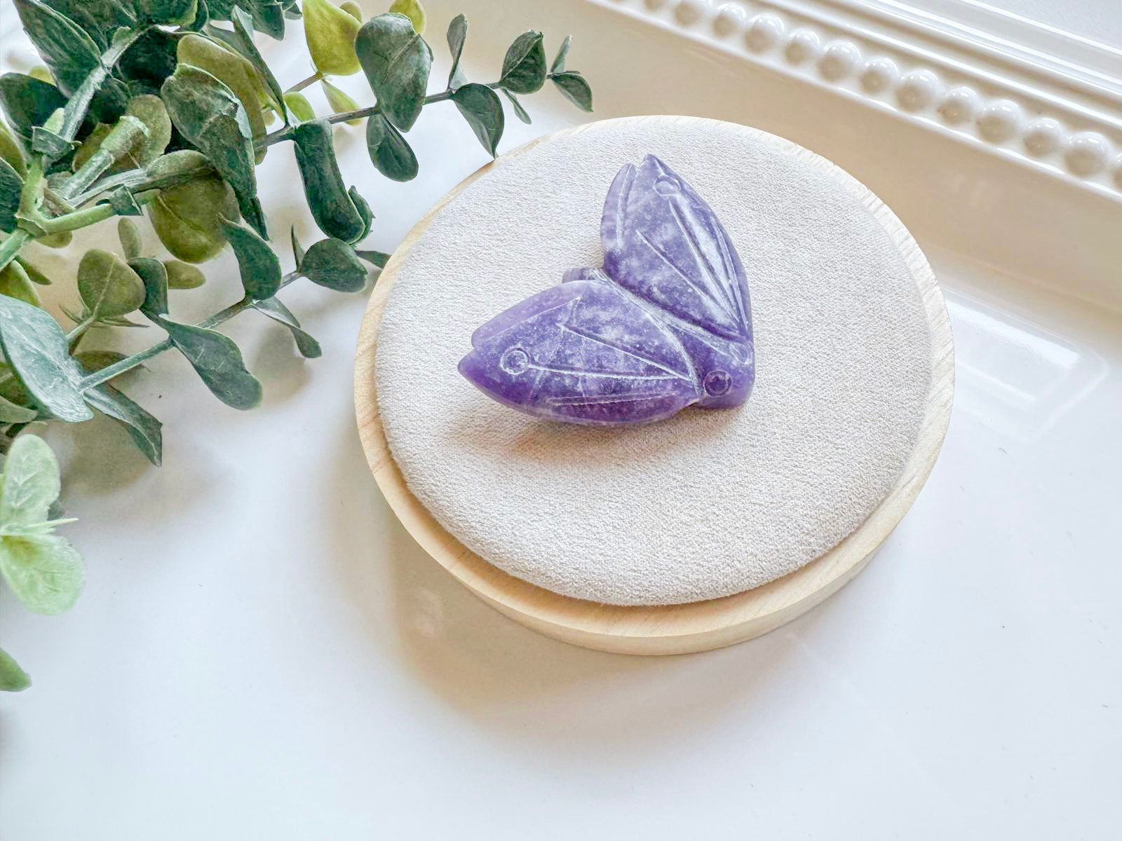 Crystal Moth Carving