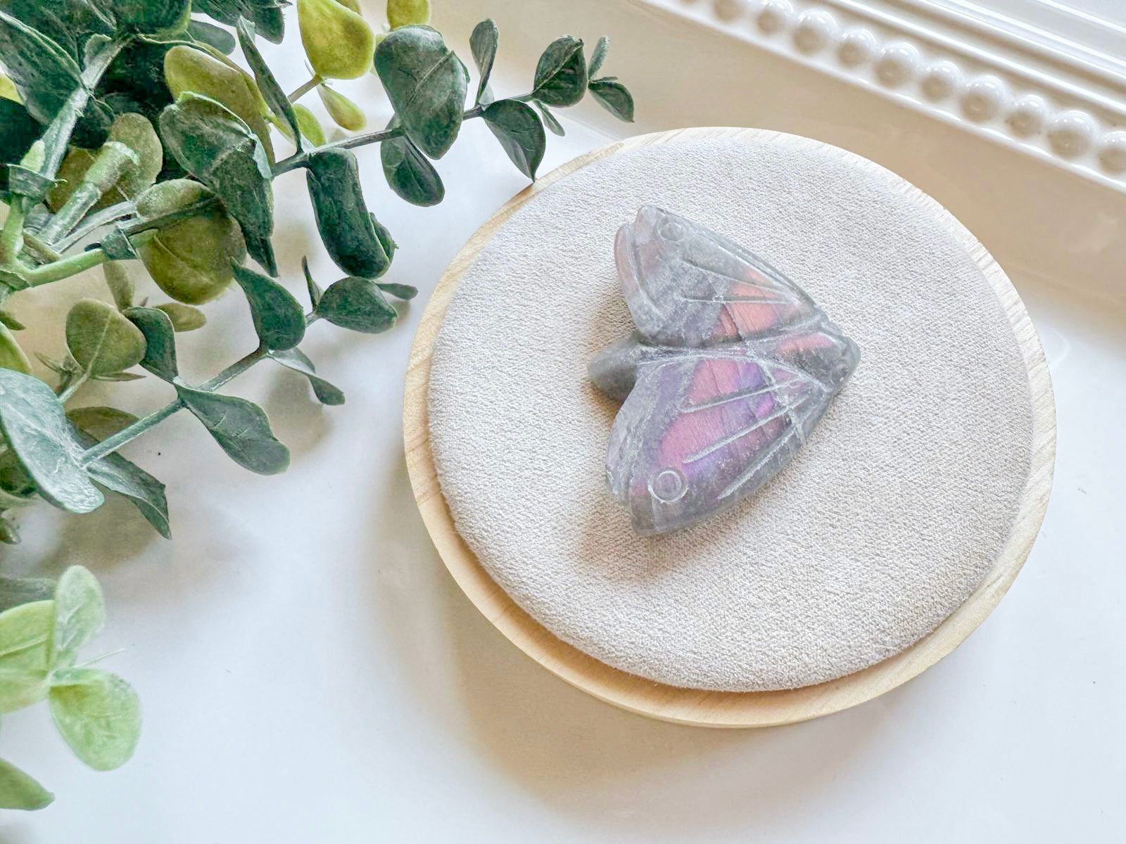 Crystal Moth Carving