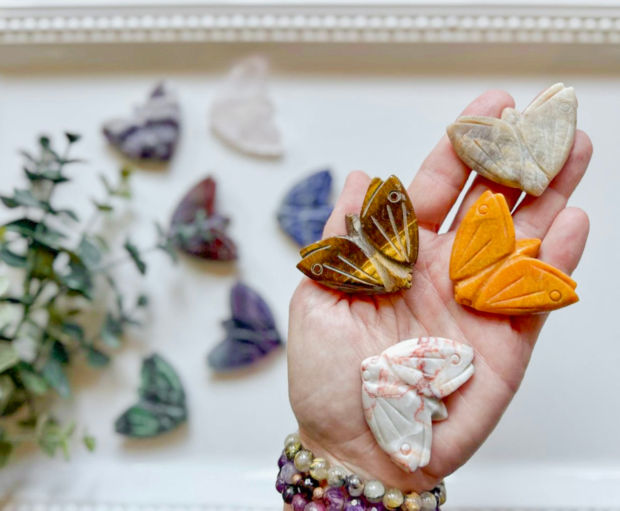 Crystal Moth Carving