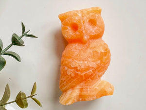 Crystal Owl Carving || 3"