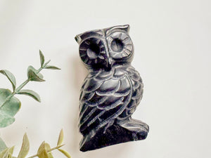 Crystal Owl Carving || 3"