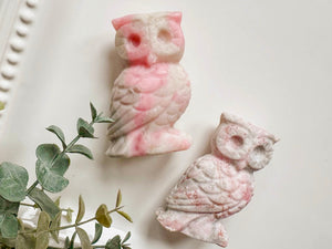 Crystal Owl Carving || 3"