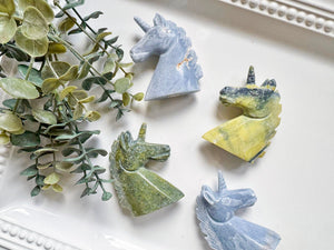 Crystal Unicorn Carvings || Peru