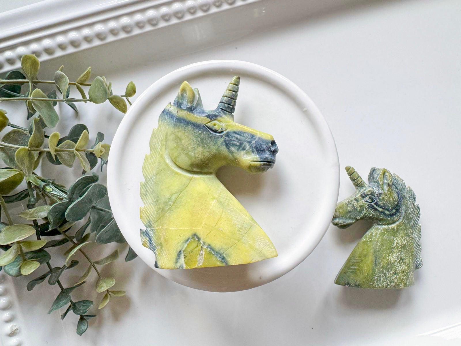 Crystal Unicorn Carvings || Peru