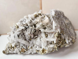 Cubic Pyrite with Quartz and Sphalerite Showstopper || Casapalca Mine, Peru