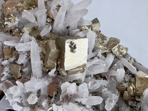 Cubic Pyrite with Quartz and Sphalerite Showstopper || Casapalca Mine, Peru