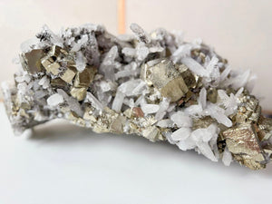 Cubic Pyrite with Quartz and Sphalerite Showstopper || Casapalca Mine, Peru
